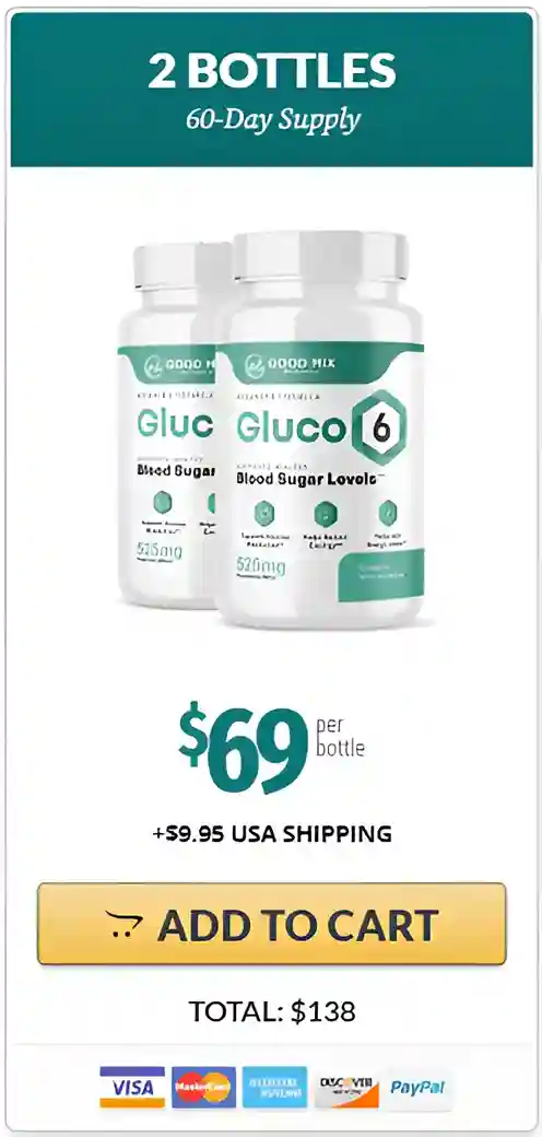 Gluco6 -2 Bottle Pricing