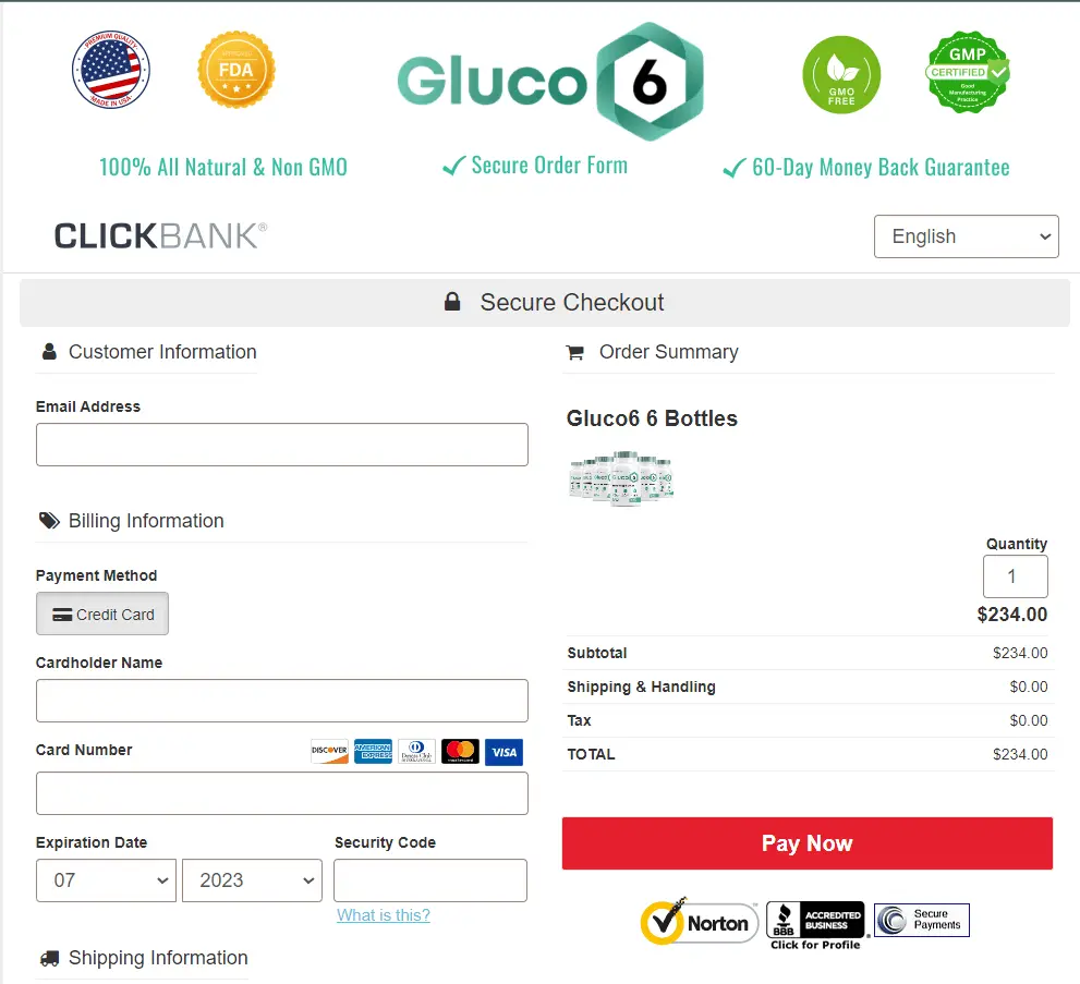Gluco6-Secure-Checkout